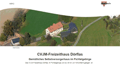 Desktop Screenshot of cvjm-freizeithaus.de