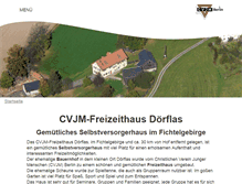Tablet Screenshot of cvjm-freizeithaus.de